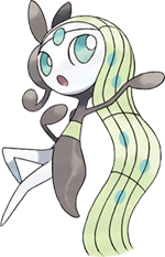 Maohi Region - MELOETTA(Maohian Form) - O Pokémon Melodia - TIPO:  FAIRY/DARK GÊNERO: SEM GÊNERO DESCRIÇÃO: Quando a lua está cheia no céu,  quando a noite está tranquila e o vento calmo