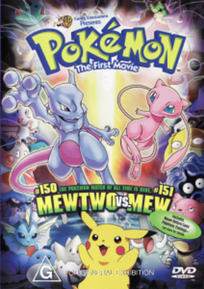 Pokémon: Mewtwo Returns DVD (Australia)