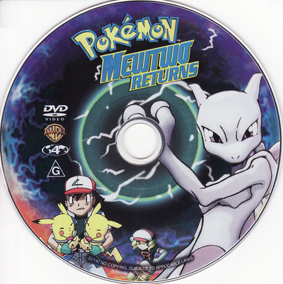 Pokémon - Mewtwo Contra-Ataca - Evolução - Capa DVD  Label DVD -   - Crianção e tradução de capas de Dvd's e Blu-ray's  para colecionadores