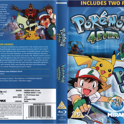 Pokémon 4Ever / Pokémon Heroes (Blu-ray) - Pocketmonsters.Net