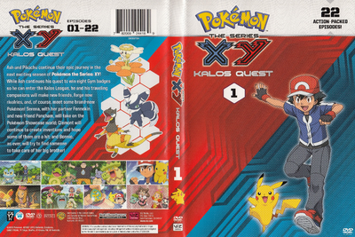 Pokemon the Series: Xy Kalos Quest Set 1 (DVD, 2014) for sale