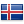 Flag for Iceland
