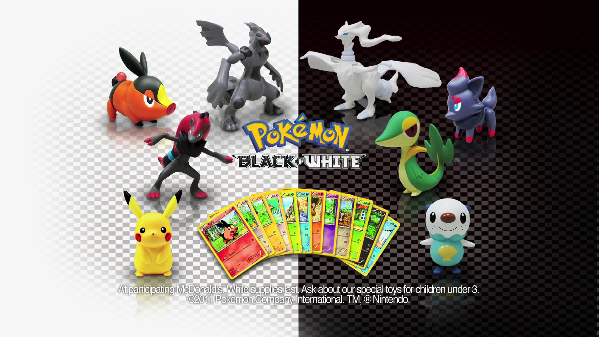McDonald's 2012 Pokemon Black & White Servine Toy #4