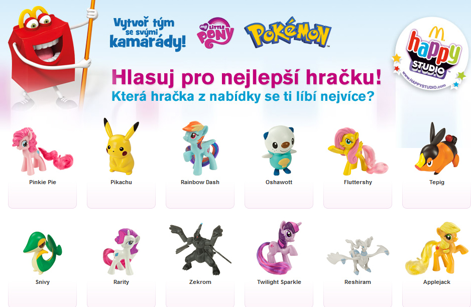 Names of sale mcdonald's pokemon toys