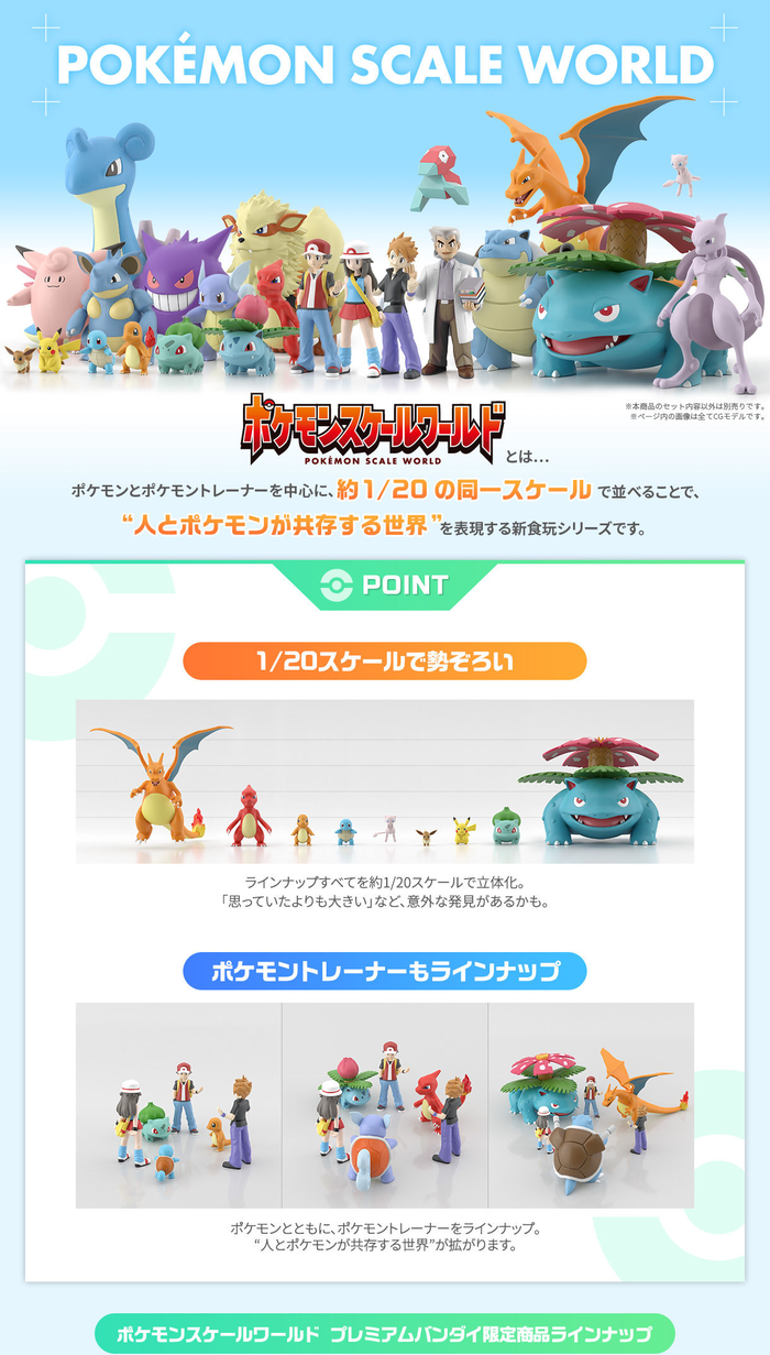 Premium Bandai Limited Shokugan Collection Pokemon Scale World Pocketmonsters Net
