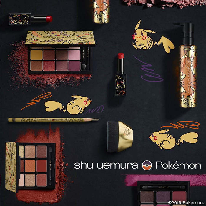 Shu Uemura x Pokémon - Pikashu Holiday Makeup Line 2019