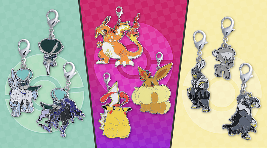 Pokémon Center - National Dex Zukan Metal Charms - PocketMonsters.Net