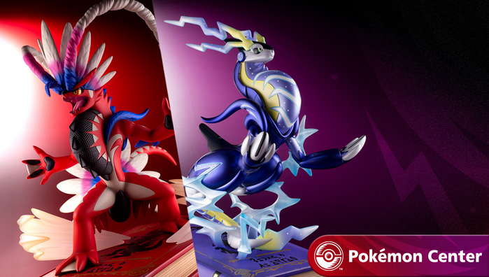 Premium Pokémon Figures Of Miraidon And Koraidon Now Available For