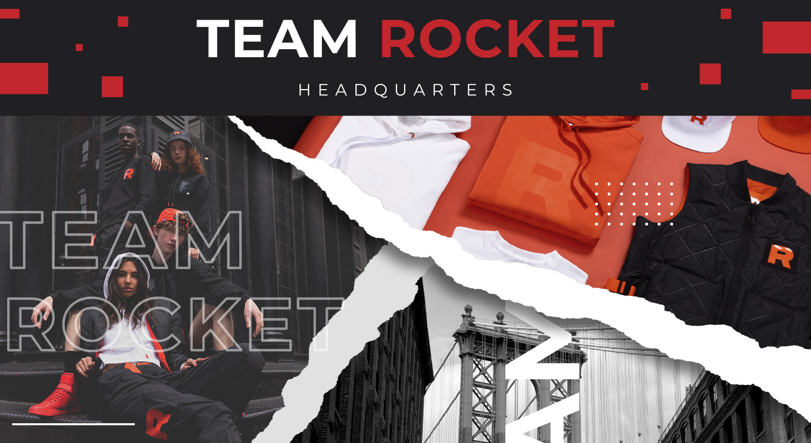 Pokémon Center - Team Rocket HQ Apparel Collection 