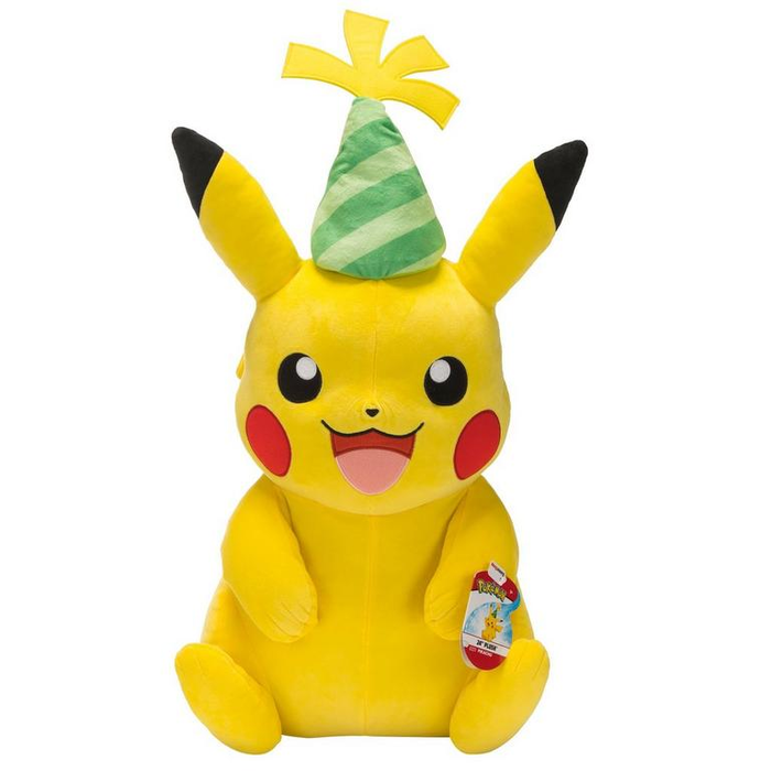 Giant Pokémon 25th Anniversary Celebration Pikachu Plush Gamestop for sale online