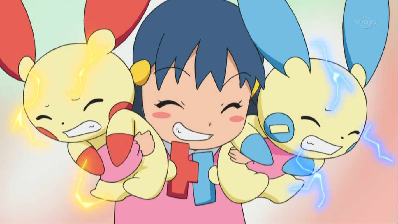 12098. Plusle and Minun used an Electric-type attack on Hikari that didn&ap...