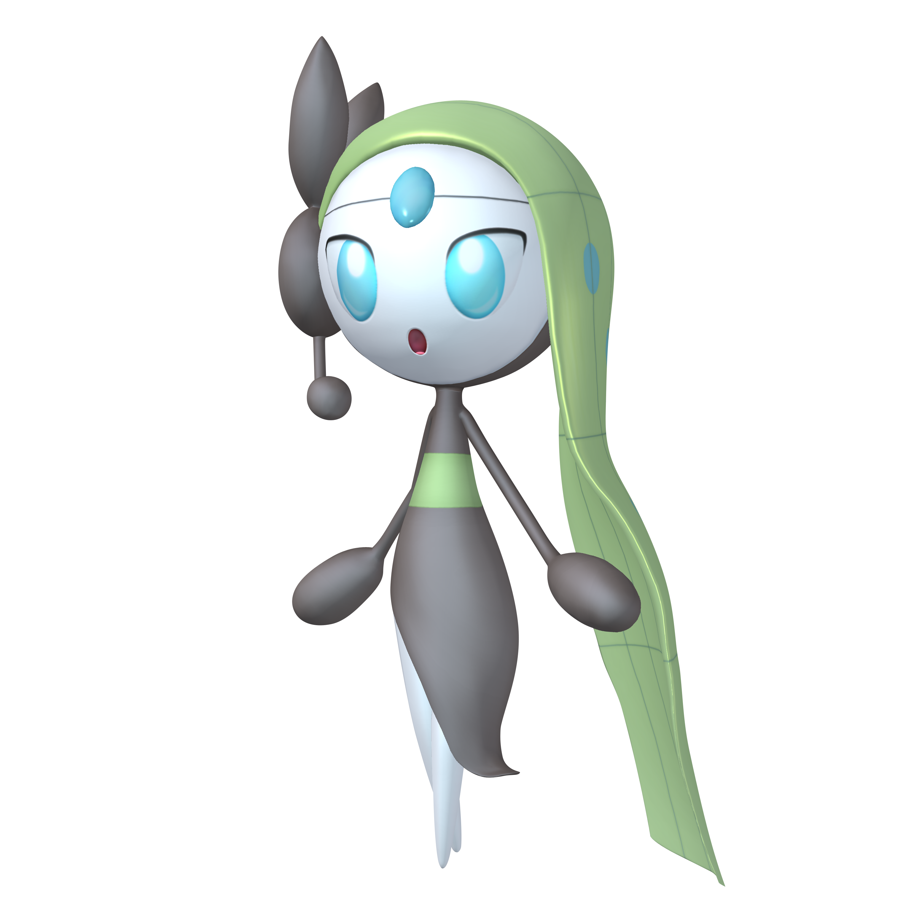 Shiny Meloetta Pirouette Dream World / Global Link by