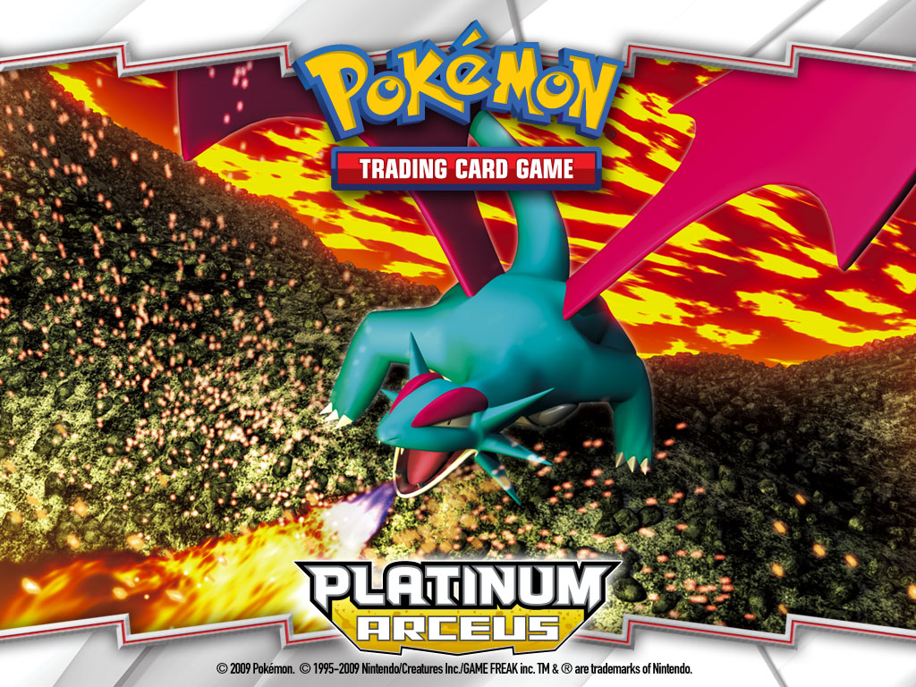 Pokemon Trading Card Game Platinum Arceus Poster Box Special