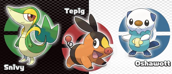 Pokemon Unova Starters 22