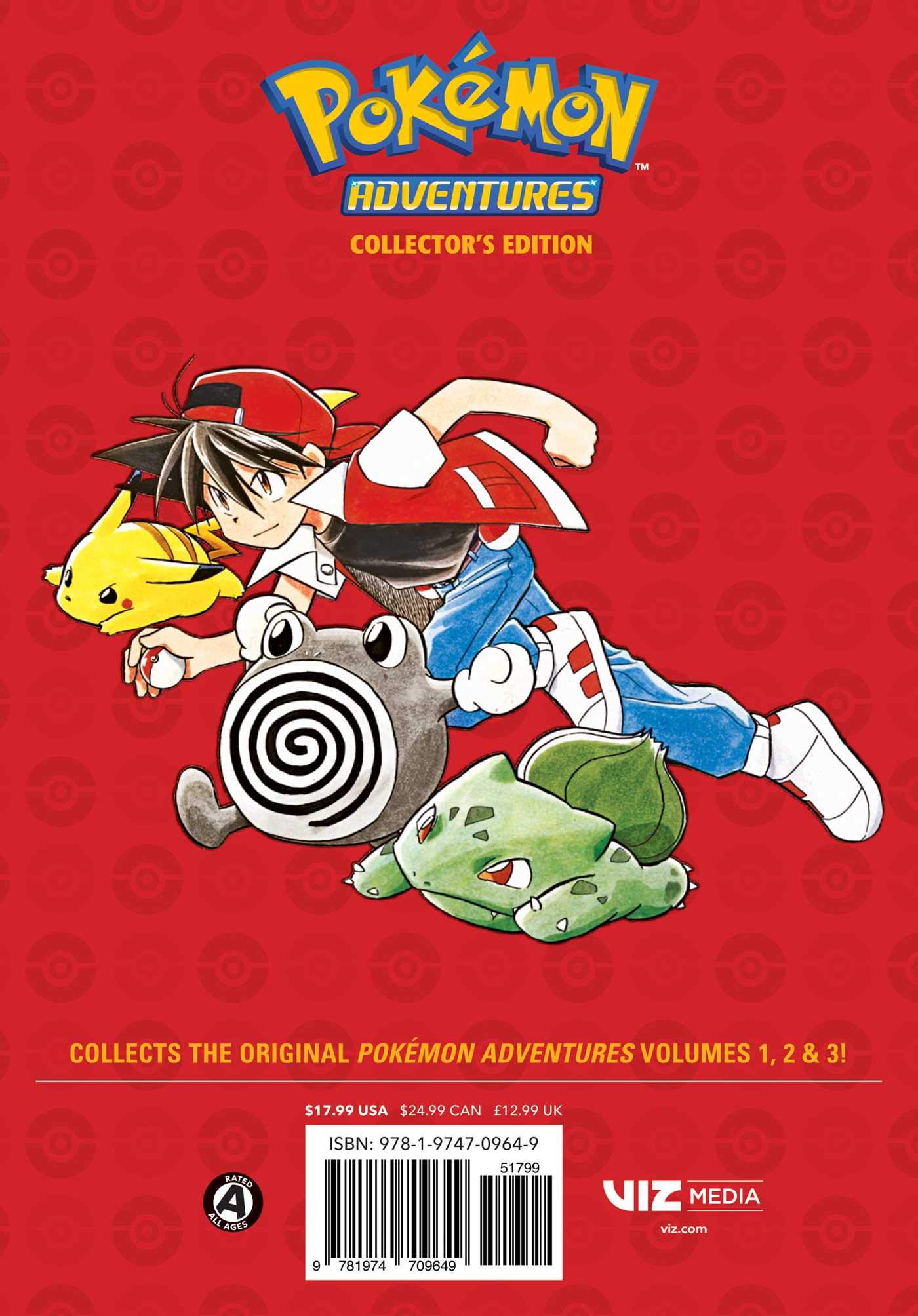 pokemon adventures volume 1 amazon