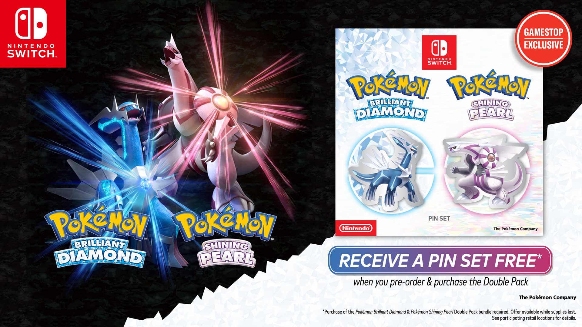 Pokémon Brilliant Diamond + Pokémon Shining Pearl Double Pack on