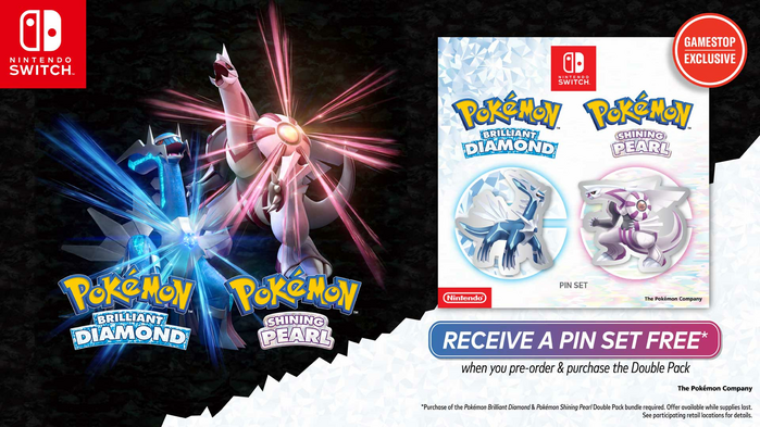 Best Buy: Pokémon Brilliant Diamond & Shining Pearl Double Pack Nintendo  Switch, Nintendo Switch Lite