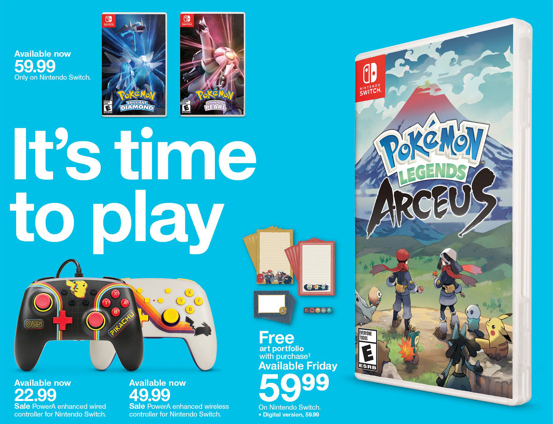 Pokémon Legends: Arceus – where to buy the new Nintendo Switch game