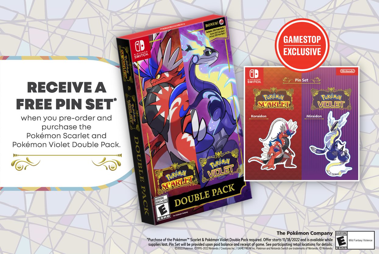 Pokémon Scarlet and Violet - Pre-orders Gifts 