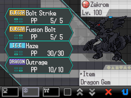 Pokemon Zekrom Fusion