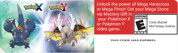 Pokemon: Get Heracross Or Pinsir Via Special Distribution, Their Mega  Stones At GameStop stores - My Nintendo News