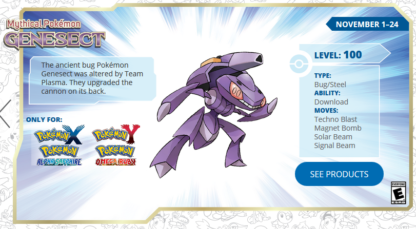 Genesect EX - Plasma Blast #11 Pokemon Card