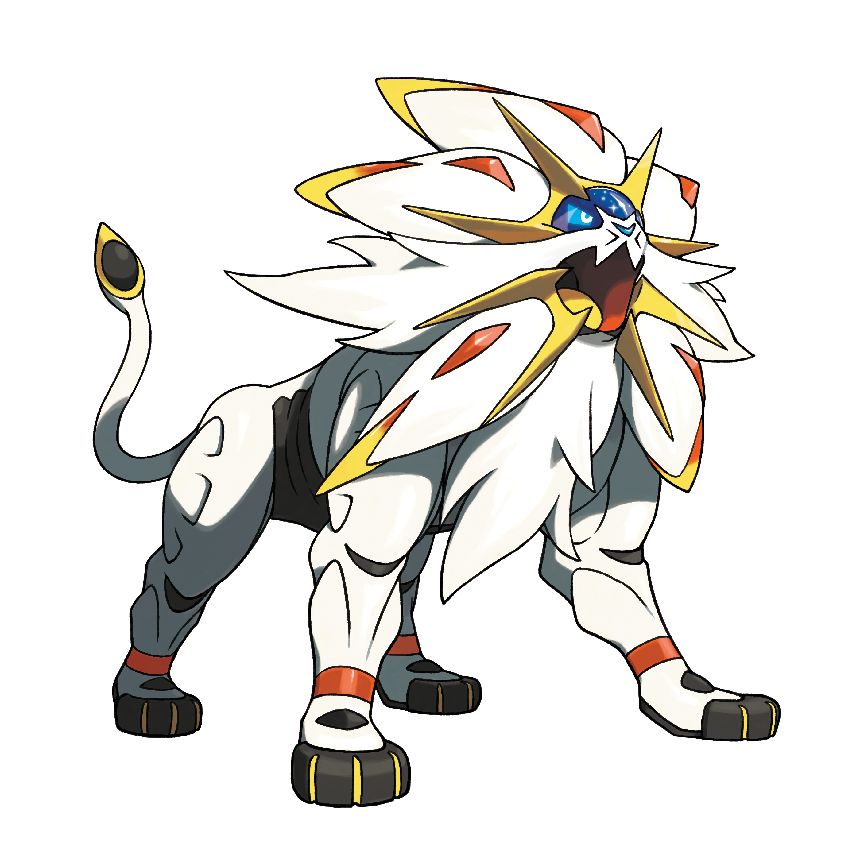 Legendary Pokemon Solgaleo and Lunala In The Alola Region - The