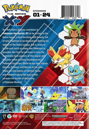 Pokemon The Series Xy Set 1 Dvd Collection For North America Pocketmonsters Net