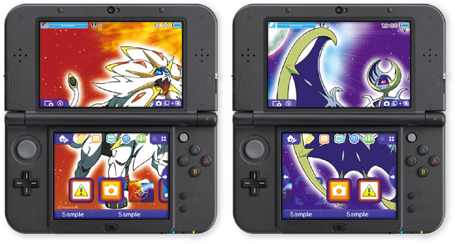 New Nintendo 3ds Ll Solgaleo Lunala And Pikachu Version Include Limited Edition Themes Pocketmonsters Net