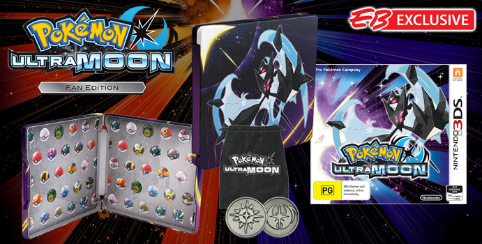 Præstation lungebetændelse baggrund EB Games Australia Exclusive - Pokémon Ultra Sun & Ultra Moon Fan Editions  - PocketMonsters.Net