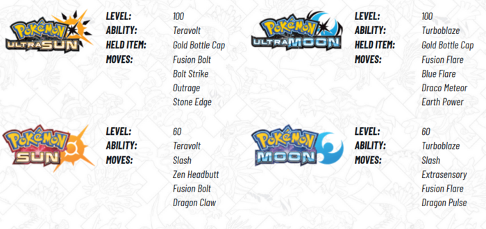 Pokémon Ultra Sun and Moon' Reshiram and Zekrom Distribution Begins in  October