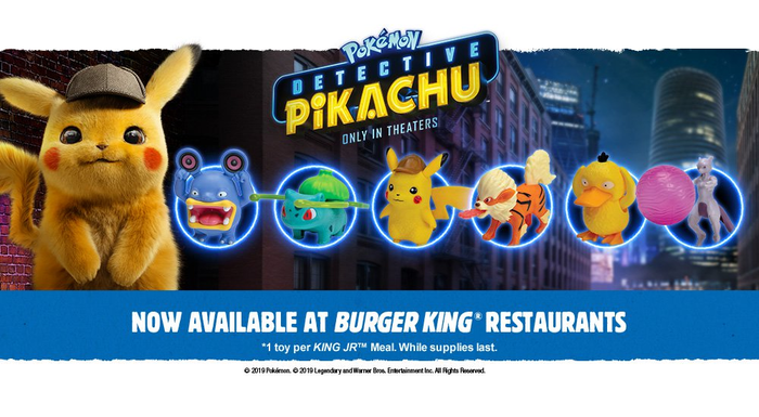 Detective pikachu happy meal toys on sale