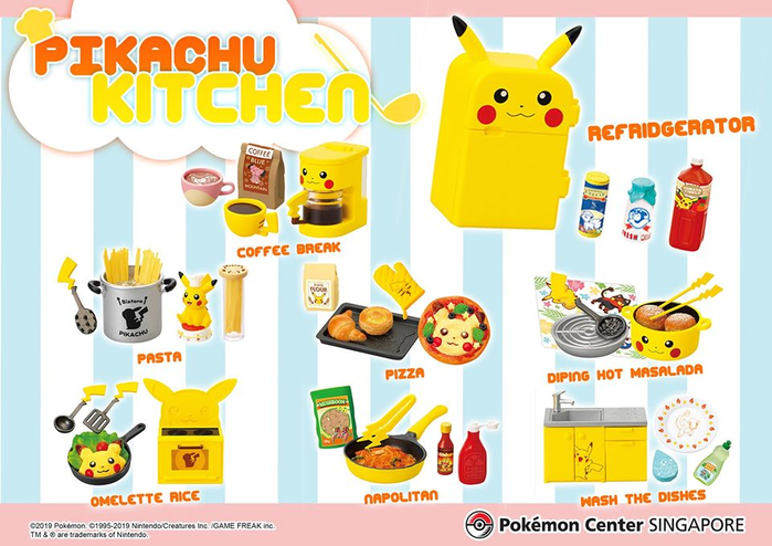 Pokémon Center Singapore - Pikachu Kitchen series 