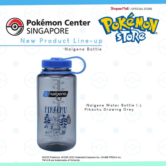 Pokemon Center Original One Touch Water Bottle - Pokemon Relaxing Time - Plaza Japan