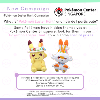 Pokemon Center Singapore Easter Hunt Campaign 21 Pocketmonsters Net