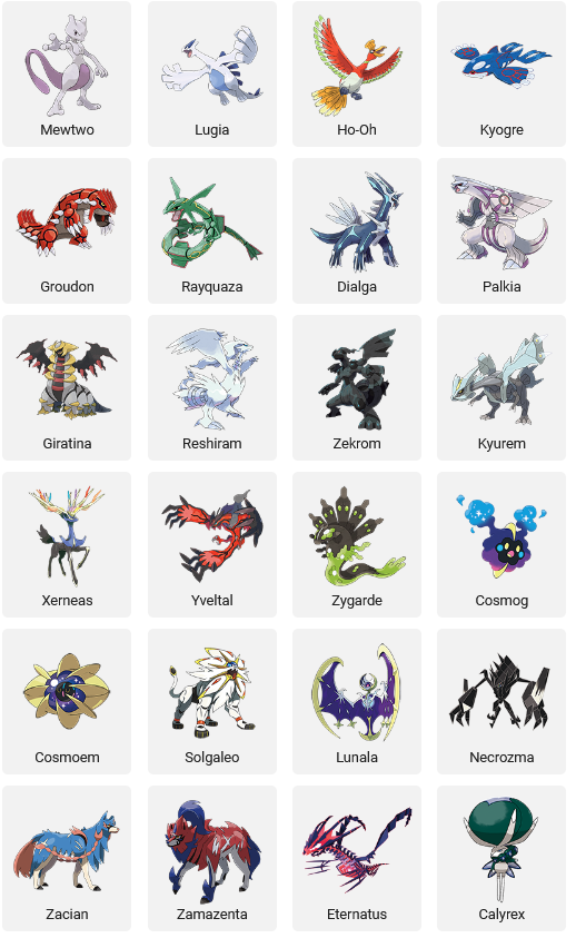 Image of zekrom, reshiram, and rayquaza