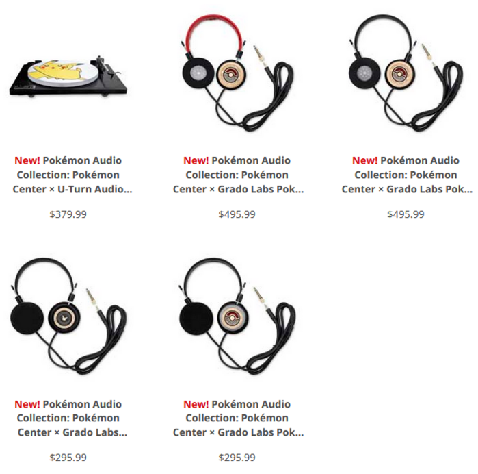 Pokémon Audio Collection: Pokémon Center × U-Turn Audio Turntable