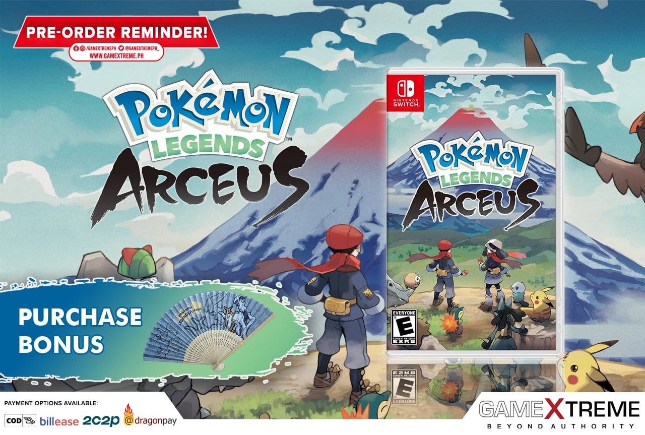 Pokémon Legends: Arceus pre-order bonus and release date guide