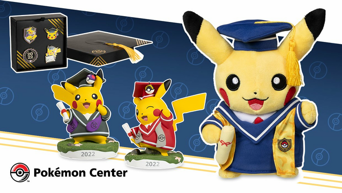 2022 Graduation Pikachu, New Commemorative Pokémon Plush, Figures, Pins And  More Available Now At The Official Pokémon Center Pokémon Blog