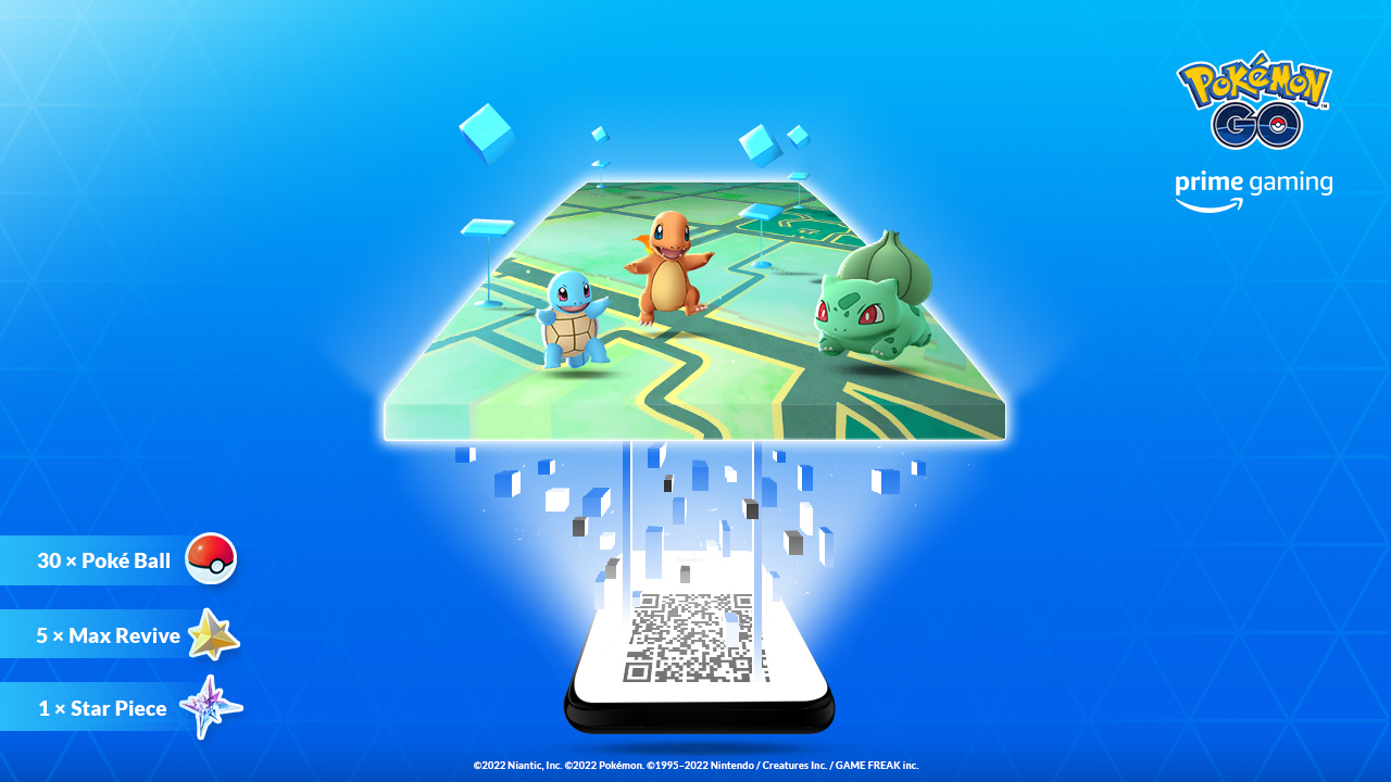 Pokémon Go Prime Gaming rewards for December 2023 and how to redeem codes