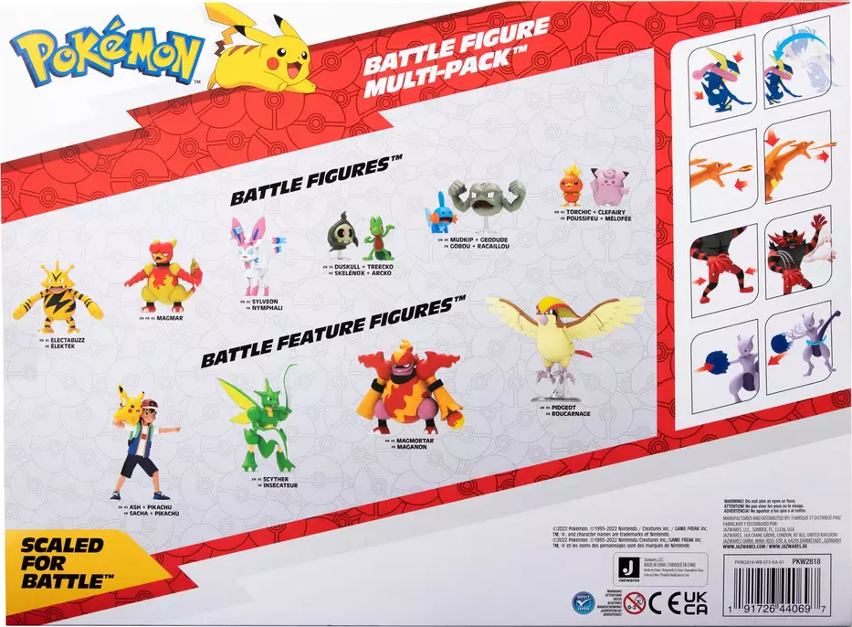 GameStop Exclusive Pokémon Battle Figure Multipack 10Pack