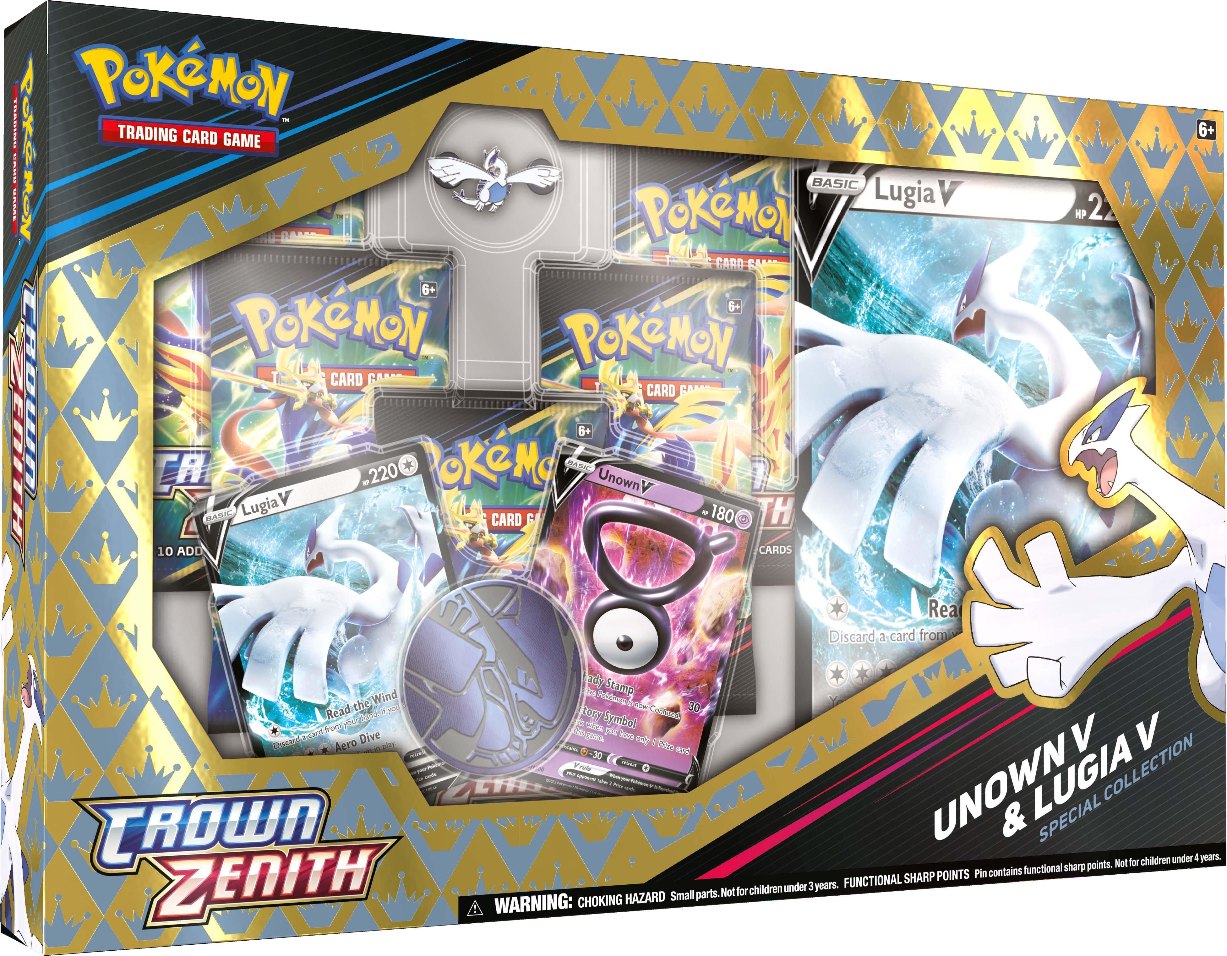 GameStop - Pokémon Trading Card Game: Crown Zenith Unown V and