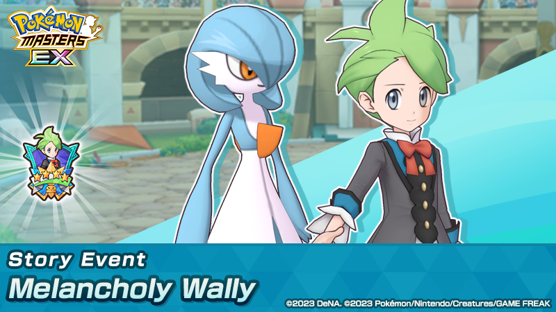 ◓ Pokémon Masters EX: Evento 'Melancholy Wally' estreia Sync Pair de Wally  & Gardevoir Shiny