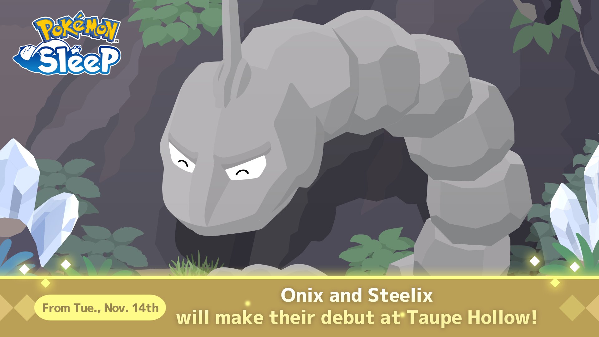 Shiny Onix comes to my Base Camp in Pokemon Quest!