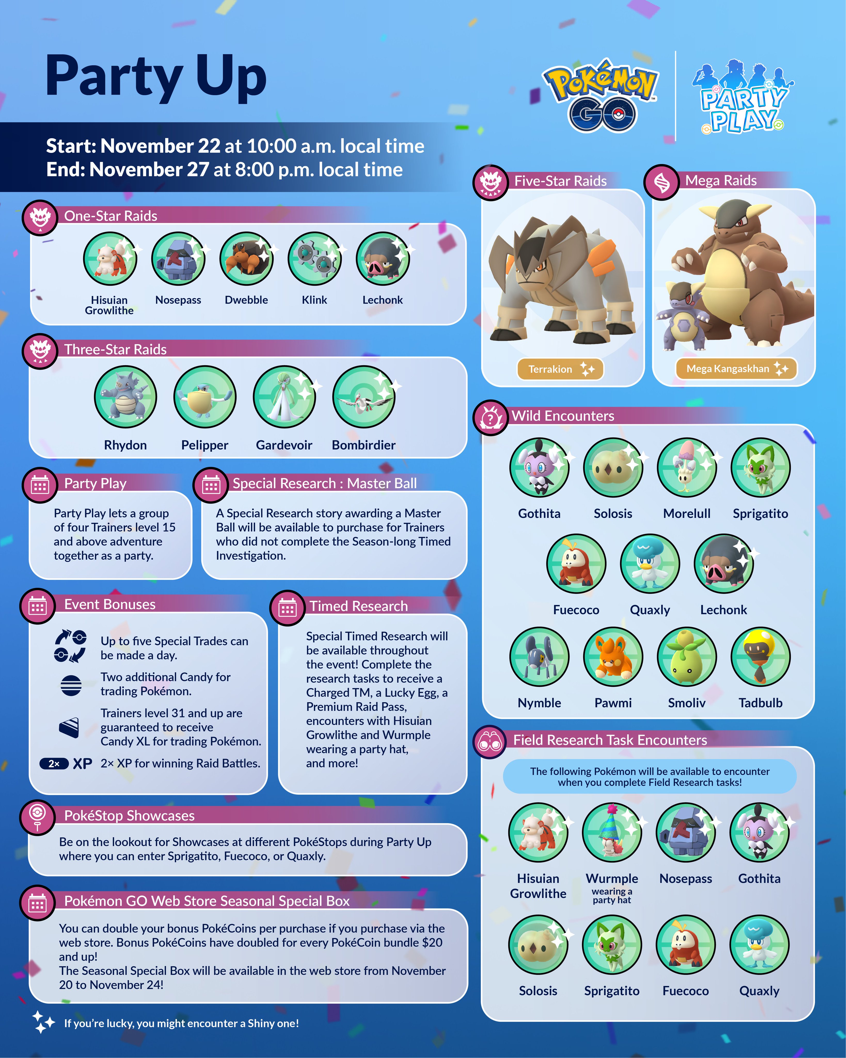 Pokemon Go December 2023 Eggs-pedition Access: Timed Research