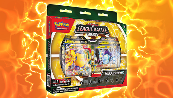 Pokemon Miraidon EX League Battle Deck 6-Box Case Price Release