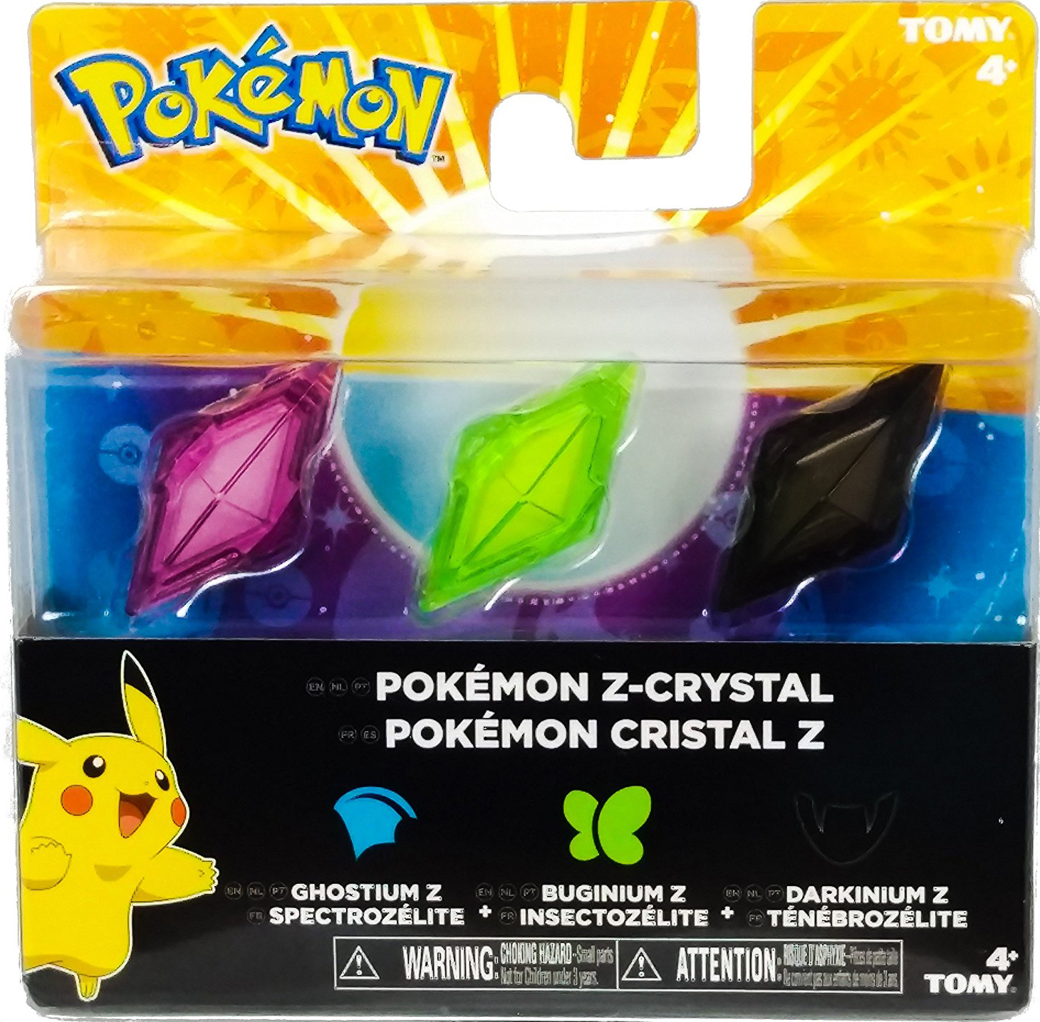 Pokemon Interactive Z-Ring Power Ring Set with Pikachu Toy and Z-Crystals