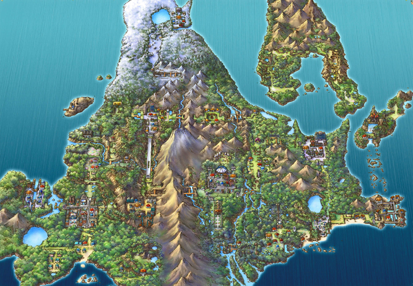 Sinnoh Map