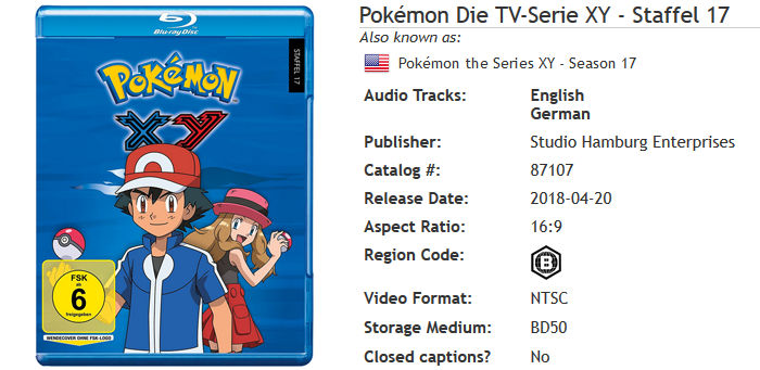 Dvd Pokemon 17ª Temporada Xy Dublado