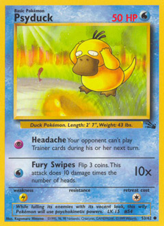 Pokemon Fossil Common Card #62 Mysterious Fossil
